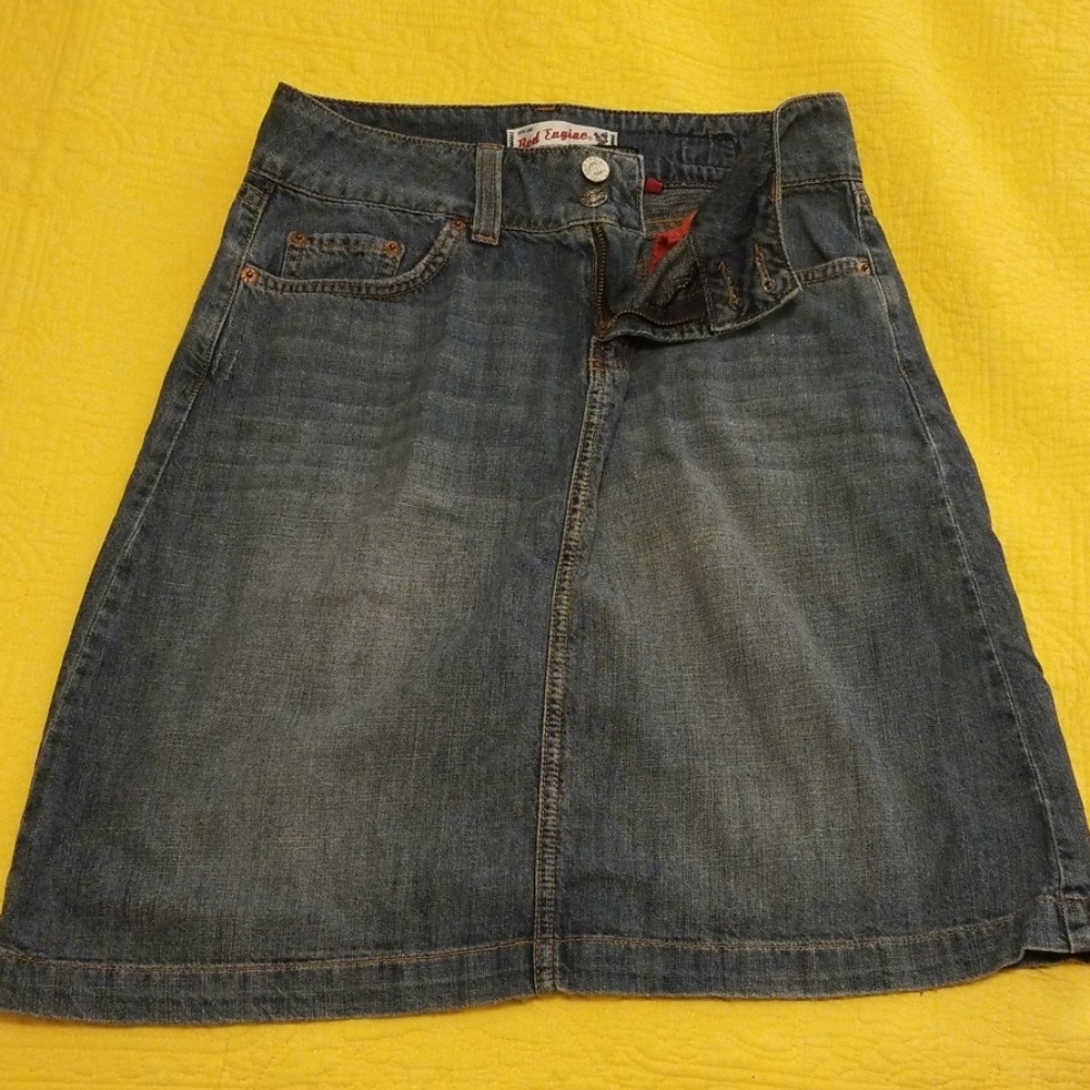 Genuine Red Engine Denim Skirt